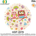 2016 New Type BPA Free Bamboo Fiber Plate (HDP-2076)